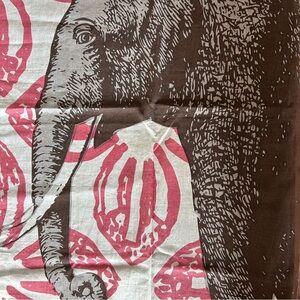 Thomas Paul Cotton Voile Elephant Scarf